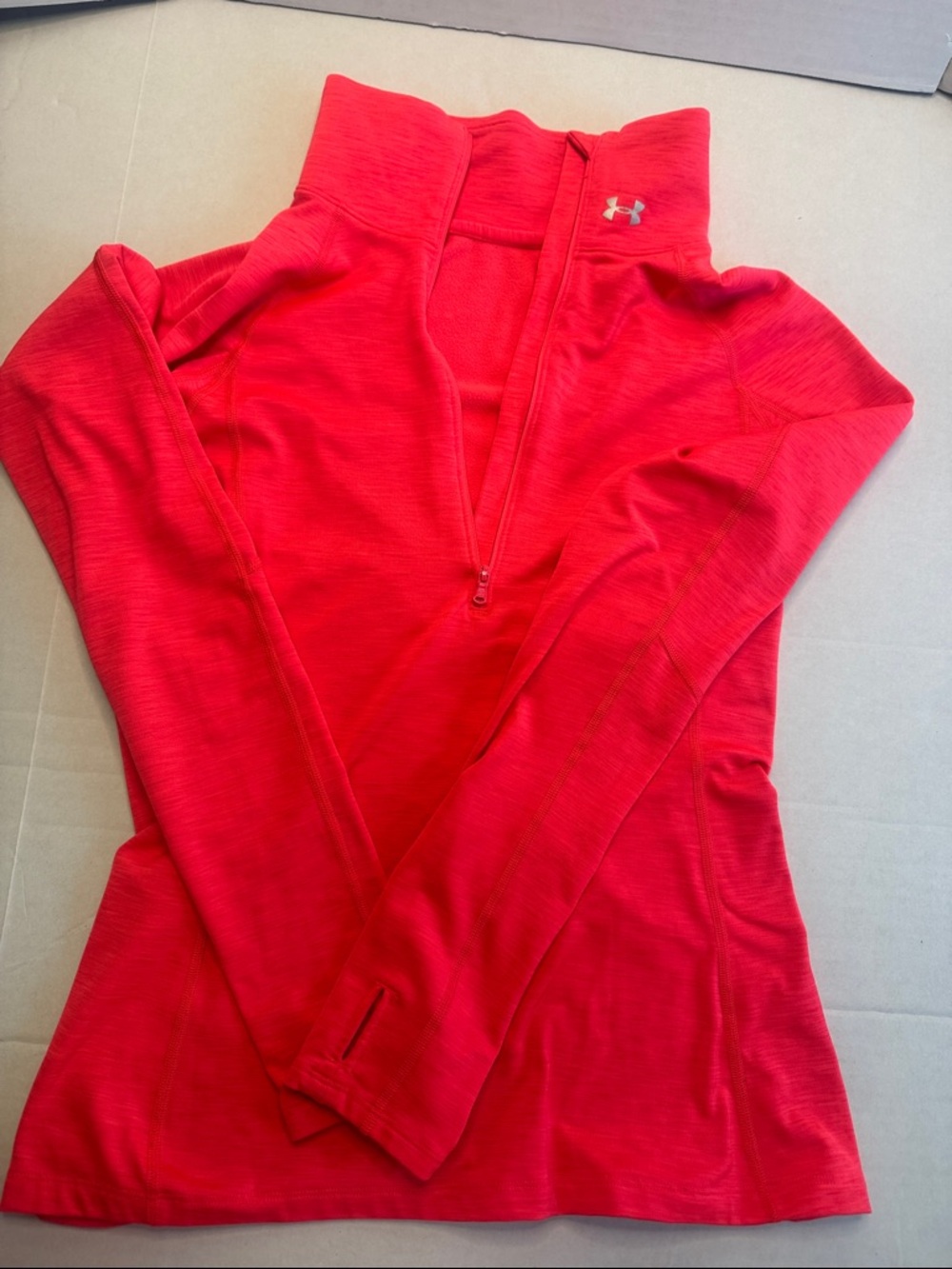 Under Armour Half-Zip Performance Top. No size tag.